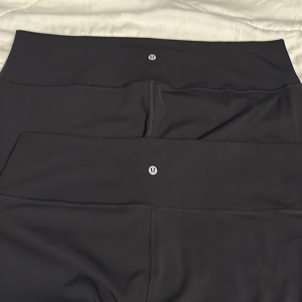 Lululemon leggings size 20 length 25” like new price per pair